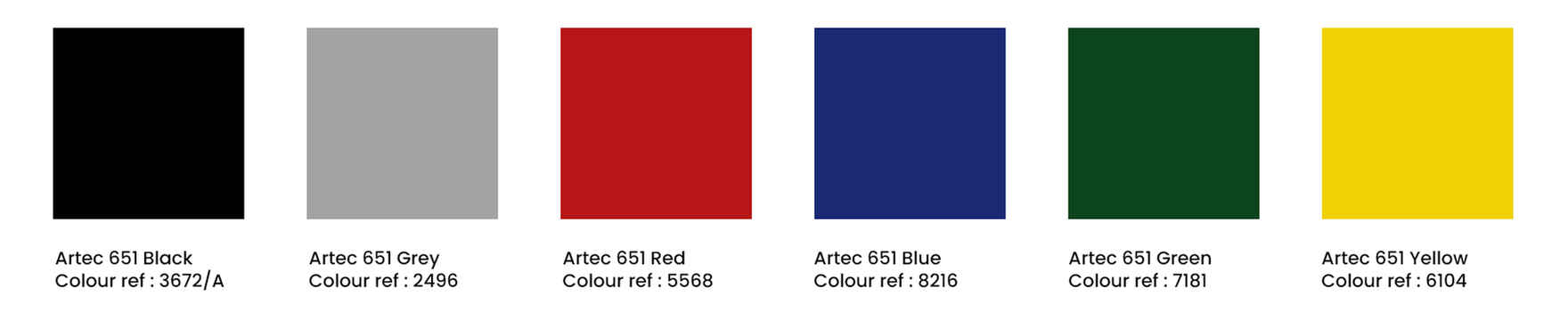 Artec 651 Colours | Endutex UK